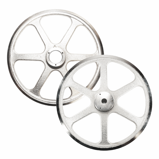 Upper and Lower saw wheel set to fit Butcher Boy saws B16, 1640 and Cobra 16. Replaces 16040, 16041 - NEED IT AGAIN