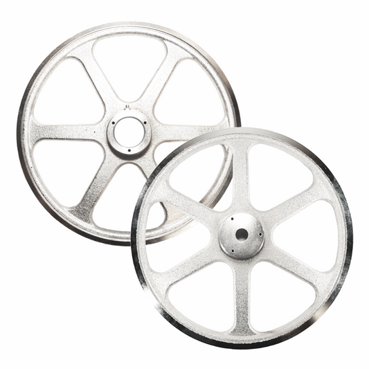 Upper and Lower saw wheel set.  fits:  Butcher Boy  fits Model(s):  B16  Replaces:  16040  16041  This is a 2 pack containing 1 upper and 1 lower saw wheel.