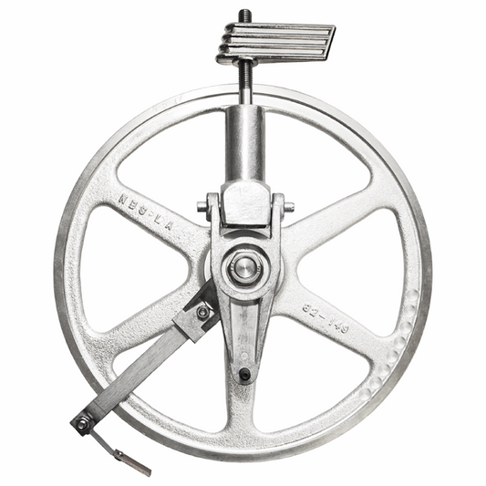 Upper saw wheel assembly with hanger unit. Fits Butcher Boy B14, 1435 Cobra14 saws. Replaces 14205 - NEED IT AGAIN