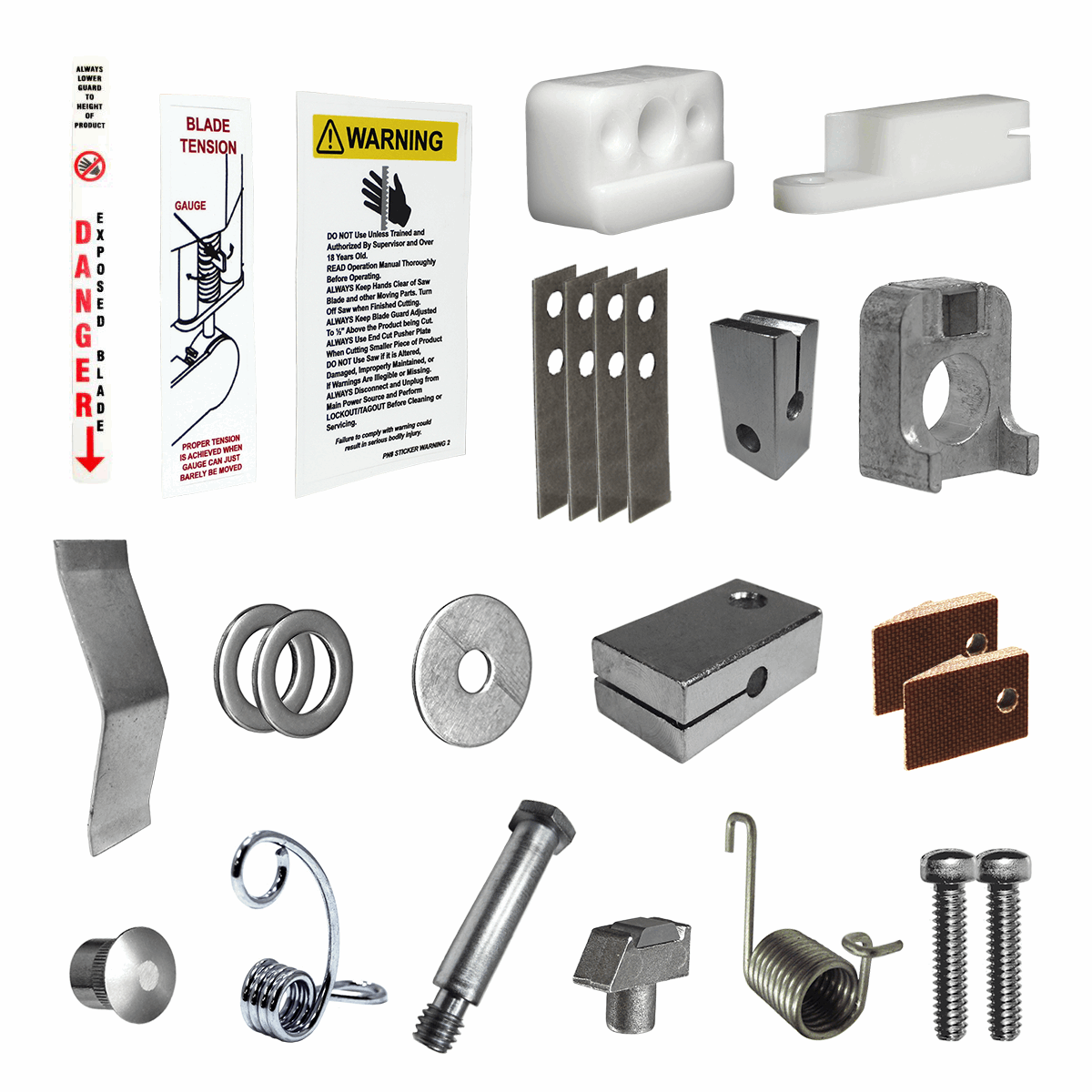 Repair kit for Biro meat saws.  The kits are designed to give you access to the most common wear items and replacement stickers.  Replaces:   16700  Fits model(s):  11  3334  3334-4003