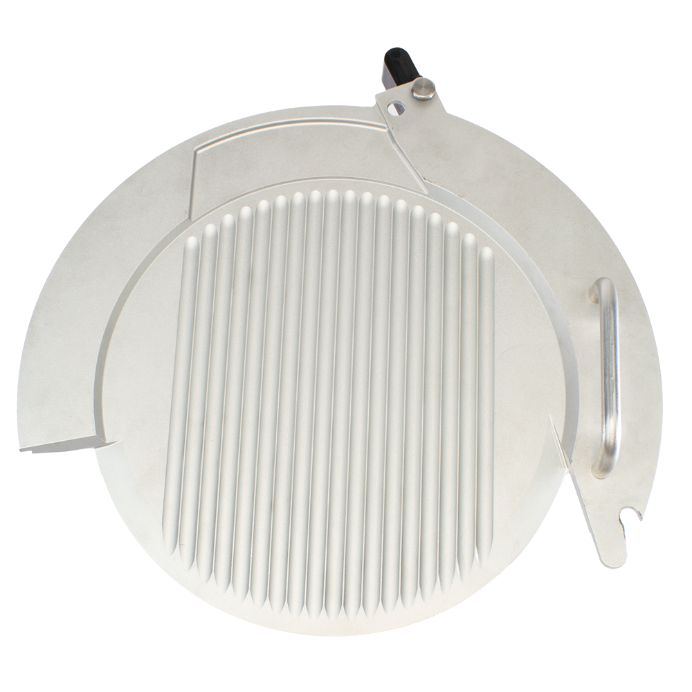 Knife Cover For Bizerba Slicer GSP Models Closed.  Replaces 000000038030942003 side