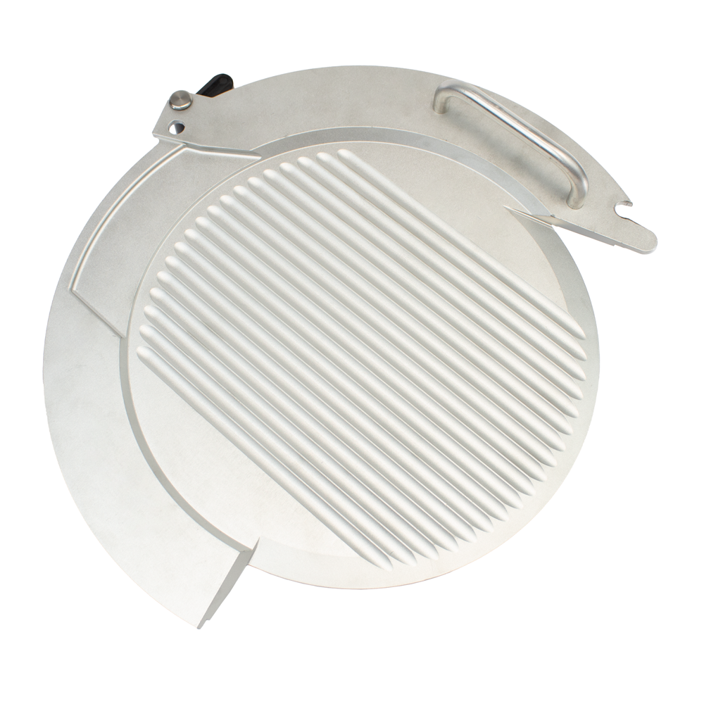 Knife Cover For Bizerba Slicer GSP Models Closed.  Replaces 000000038030942003 front 