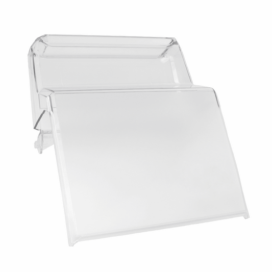 Clear hood safety cover for Bizerba tenderizer units.  The cover is a perfect replacement for your currently broken or lost hood.  Replaces:  60730008900  Fits:  S111 PLUS
