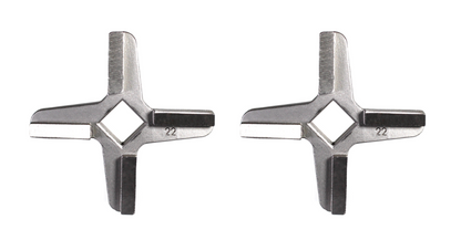 Grinder knife #22 with Hardened Raised Edges 2 pack - NEED IT AGAIN