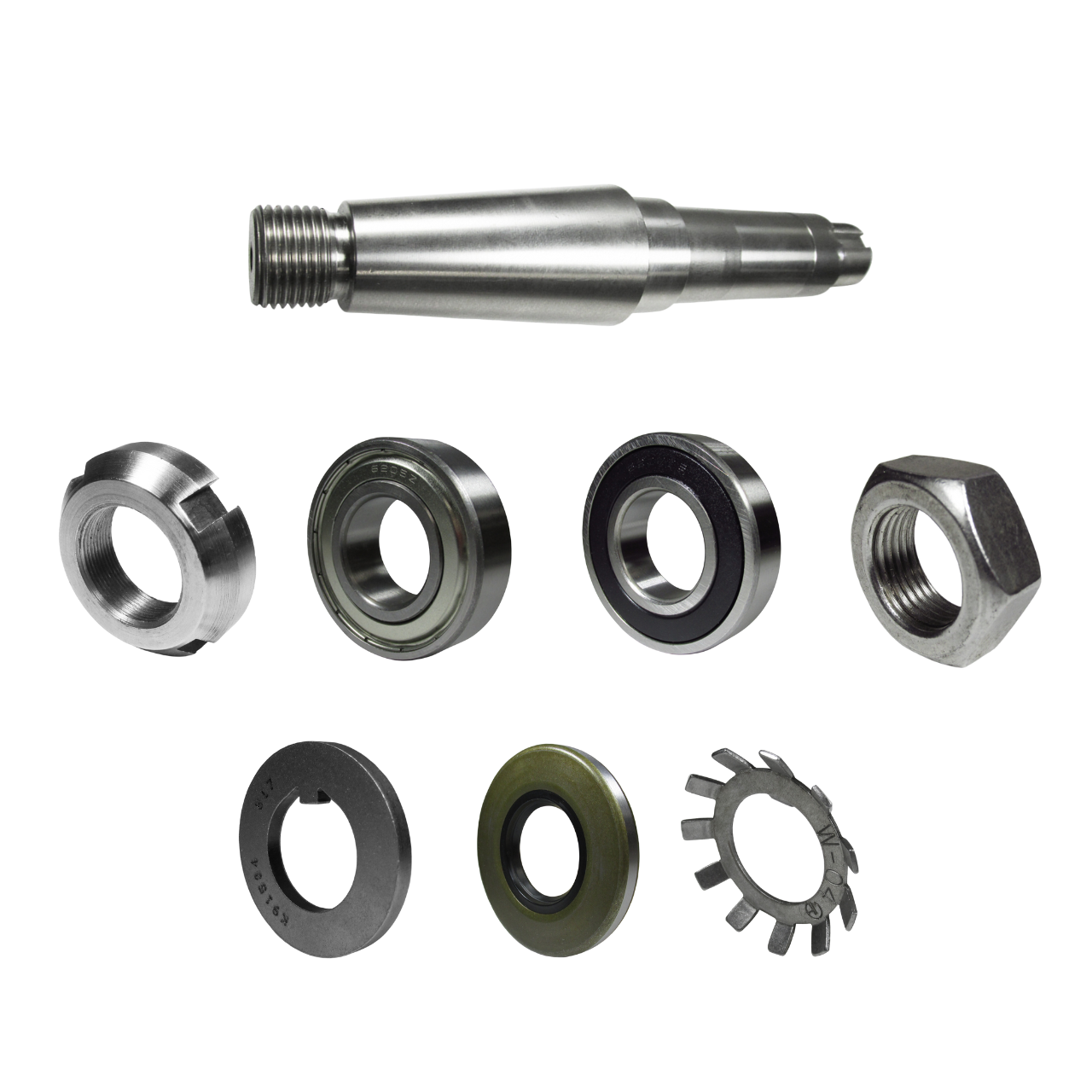 Upper Wheel Shaft Kit For Hollymatic Hi-Yield 16 Meat Saw Replaces 680-2032,2034,2031,1116, 74000-8240, 680-1224,1223