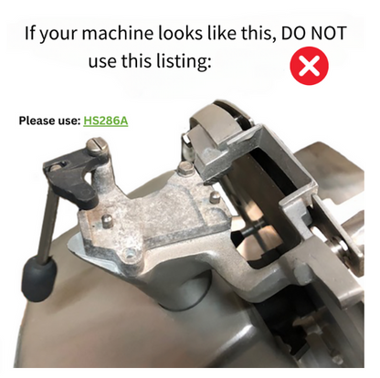 Sharpener Assembly With Metal Stones Fitting Hobart Slicers 2612 - 2912, Replaces 00-873847-00001