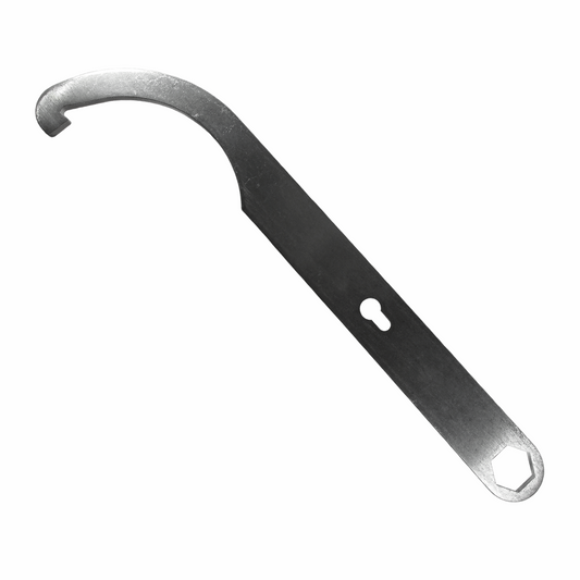 Spanner wrench for grinders.  Wrench has a hex hole at the end of it.  Replaces: 00-873570  Fits model(s):  4246  4346  4352  4632  4632A  4732  4732A