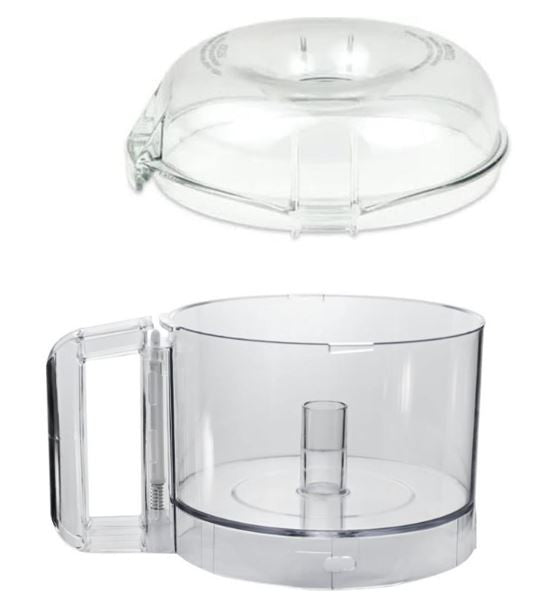 Bowl and Lid, Clear For Robot Coupe 112203, 106458S