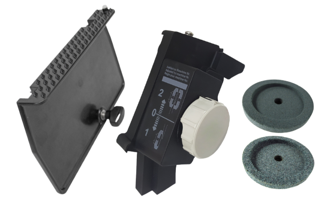 Sharpener Unit With Extra Stones and Remnant Holder To Fit Bizerba slicers SE12, GSP, VS12. - NEED IT AGAIN