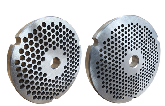 Grinder Plate Pack First, Second Grind #32 with 3/16", 1/8"  holes and 2 Knives - NEED IT AGAIN