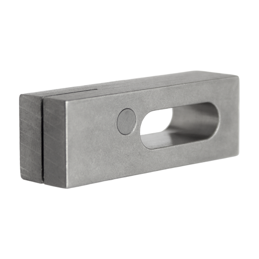Saw Blade Guide (Upper) Stainless with Carbide Plug fit Hobart Saw 5801, 6614 6801. Replaces 292276