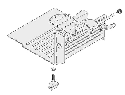 CARRIAGE TRAY ASSY- w/ ALUMINUM END WEIGHT