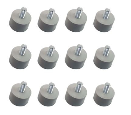 Support Foot Fitting Hobart Slicers 512, 1612, 1812, 1912. 12 Pack. Replaces 00-018682-00001