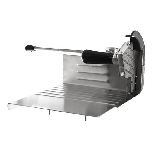Carriage and Meat Tray Assembly with Stainless Steel Meat Grip Fitting Hobart Slicers 2612-2912 - NEED IT AGAIN