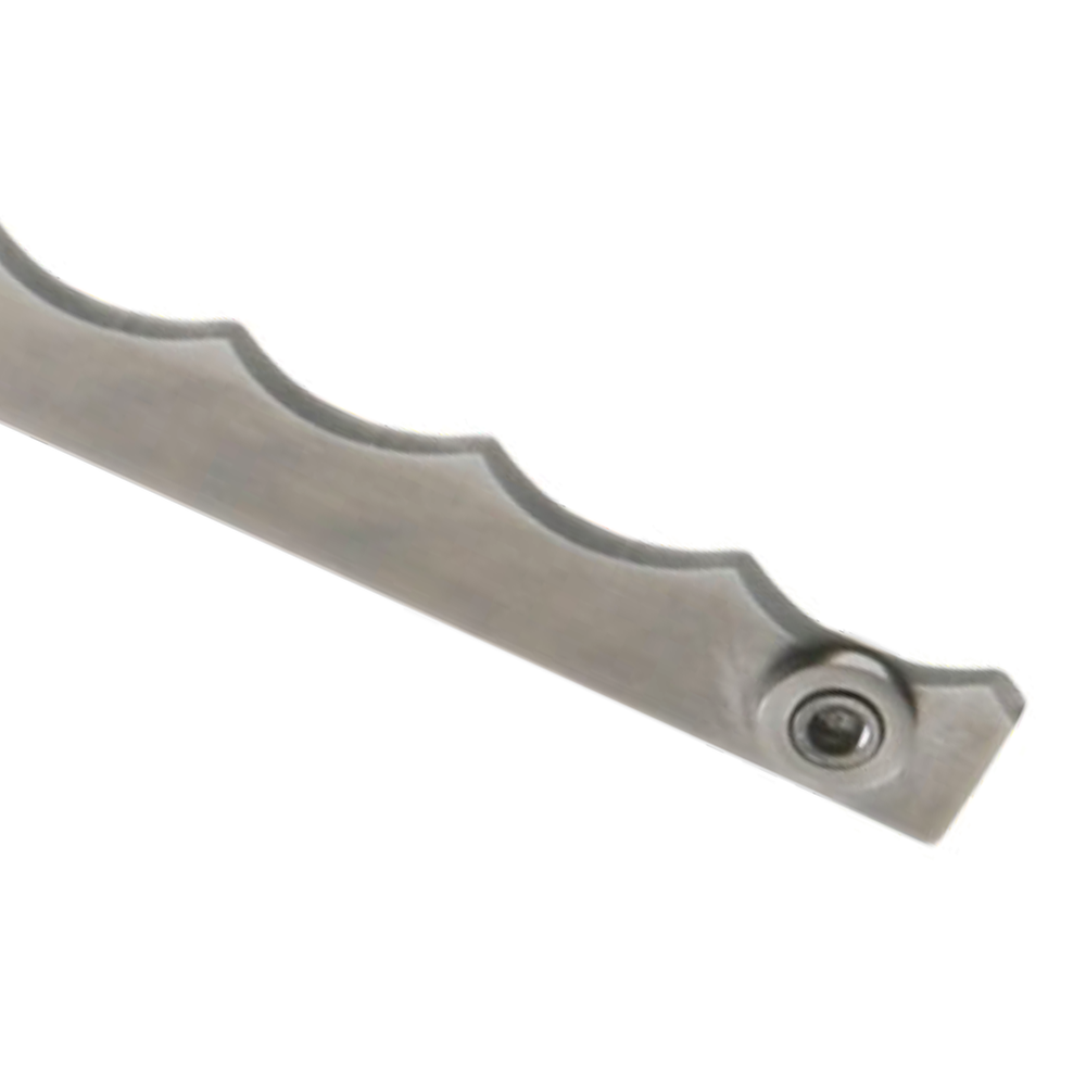 5/8" X .020" X 17 5/8" Scalloped Blade,  25 Pack, Fits Grasselli Food Slicer. Replaces SB3004