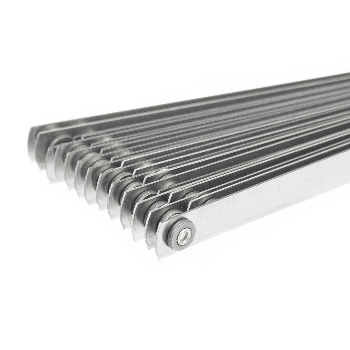 Treif Zebra Blade, 25 Pack,	410 Pre-hardened and Tempered SS. Replaces SB3008 pins conector