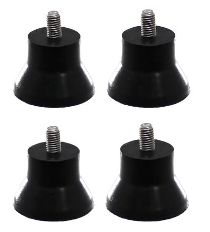 Foot, 4 Pack 8MM Thread Fitting Berkel Slicers 827A, 829A Replaces 01-40829E-00093, 01-400827-00093