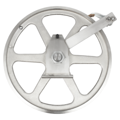 Saw wheel, upper assembled with hinge plate fitting Biro saw 1433. Replaces A14003U335 