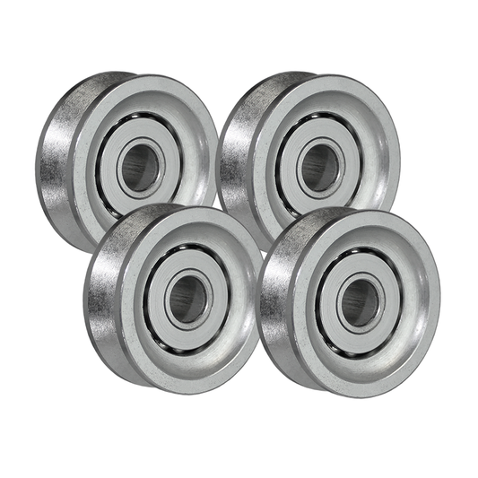 Table bearing with "V" groove fitting Butcher Boy saws B12, B14, B16, 1435, 1640, SA20. Replaces 10064. 4 Pack
