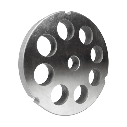 Grinder plate for #32 grinders with 1/2" hole, reversible