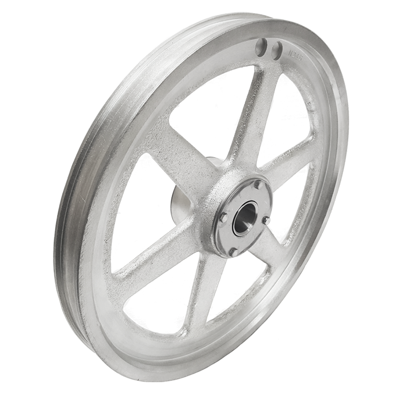 Upper saw wheel completely assemlbed, 14" diameter fitting Hobart saw 6614. Replaces 134048