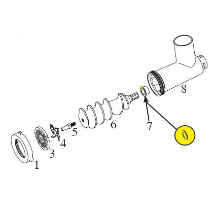 View details for Weston #8 and #12 Electric Grinder Auger Washer Replaces 08-0847 Weston #8 and #12 Electric Grinder Auger Washer Replaces 08-0847